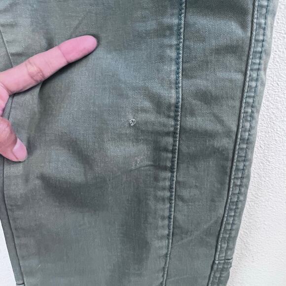 Sundance Sage Green Cargo Pants Size 6 Pull String Boho Cottage Casual Outdoor - Picture 5 of 8